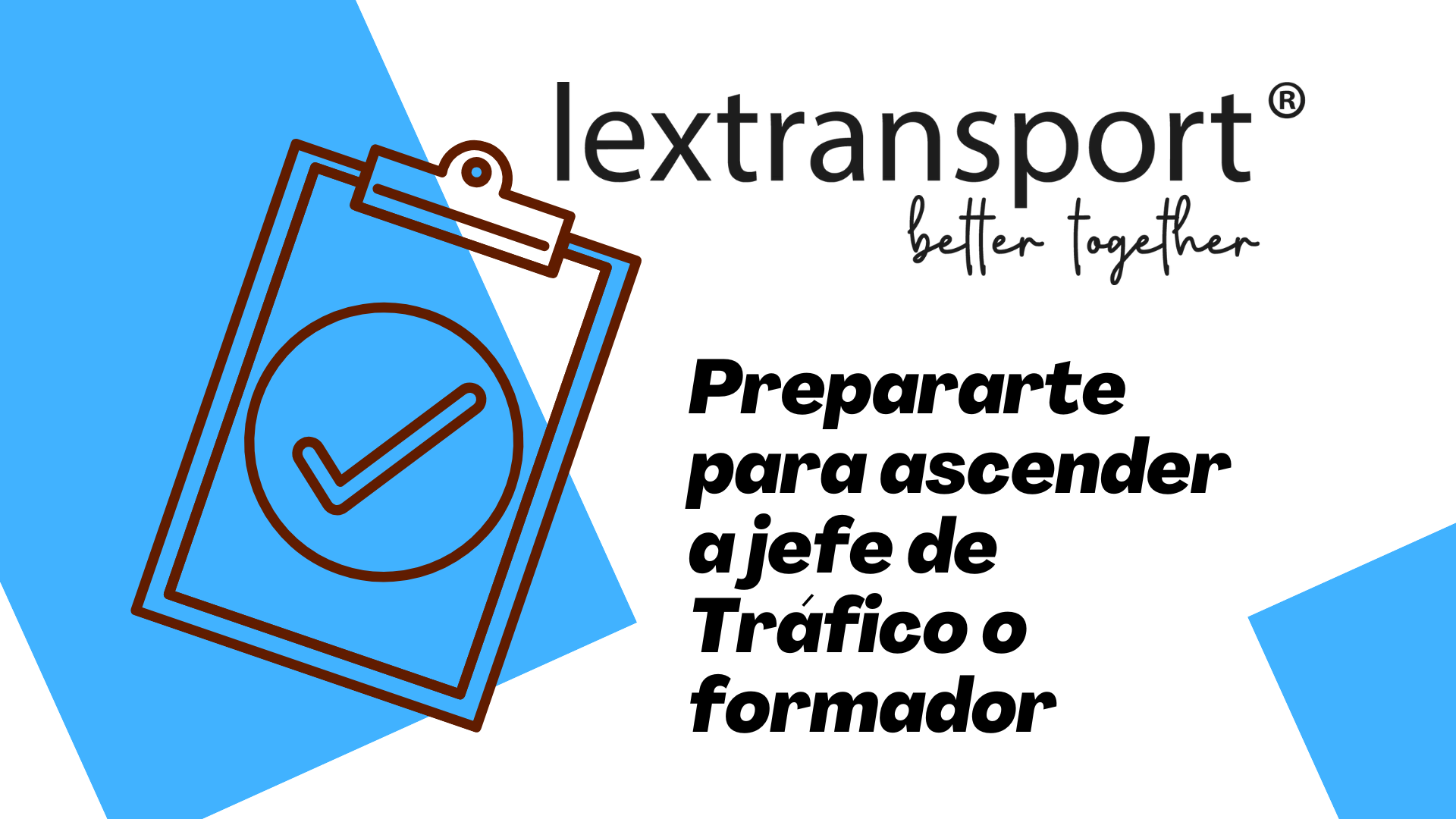 Prepararte para jefe de tráfico